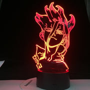 Dr Stone Figure Anime Table 3d Lamp for Kids Child Bedroom Decor Nightlight Manga Gift for Him Acrylic Led Night Light Lamp