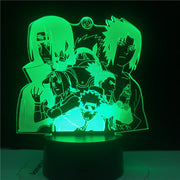 Naruto Hayato Sasuke Sakura Figure Nightlight for Kids Bedroom Decoration Cool Led Table Lamp Anime Gift for Him LED Night Light