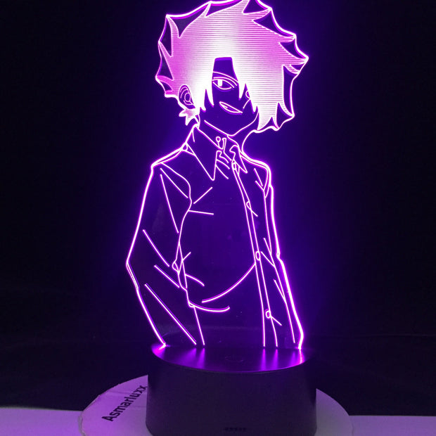 The Promised Neverland Emma Figure Led Night Light for Home Room Decor Kids Child Nightlight Japanese Manga Bedside Desk Lamp