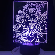 Dropshipping 3D Lamp Love Naruto Akatsuki Bright Base Base Atmosphere Best Gift Battery Powered Usb Led Night Light Lamp