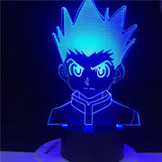 HXH Illumi Zoldyck Figure Acrylic Led Night Light 3d Lamp Anime Hunter X Hunter Bedroom Decor Light for Kid Child Birthday Gift