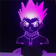 HXH Illumi Zoldyck Figure Acrylic Led Night Light 3d Lamp Anime Hunter X Hunter Bedroom Decor Light for Kid Child Birthday Gift