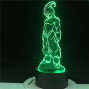 KID BUU LED ANIME LAMP DRAGON BALL Z SUPER Figure Acrylic Led Night Light for Kids Bedroom Decor Nightlight 3d Illusion Light