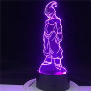 KID BUU LED ANIME LAMP DRAGON BALL Z SUPER Figure Acrylic Led Night Light for Kids Bedroom Decor Nightlight 3d Illusion Light