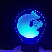 KING GRIZZLY BEAR SLOTH LED ANIME LAMP THE SEVEN DEADLY Manga Gift Anime 3d Lamp Night Light Lamp Otaku Gift Fast Dropshipping