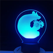 KING GRIZZLY BEAR SLOTH LED ANIME LAMP THE SEVEN DEADLY Manga Gift Anime 3d Lamp Night Light Lamp Otaku Gift Fast Dropshipping
