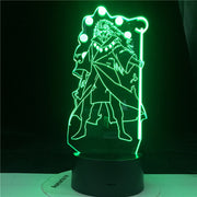 Uchiha Itachi 3d lamp Figure 3d Led Night Light Room Decor Lamp 16 Colors Remote Control lampe Dropshipping Anime Naruto lamp