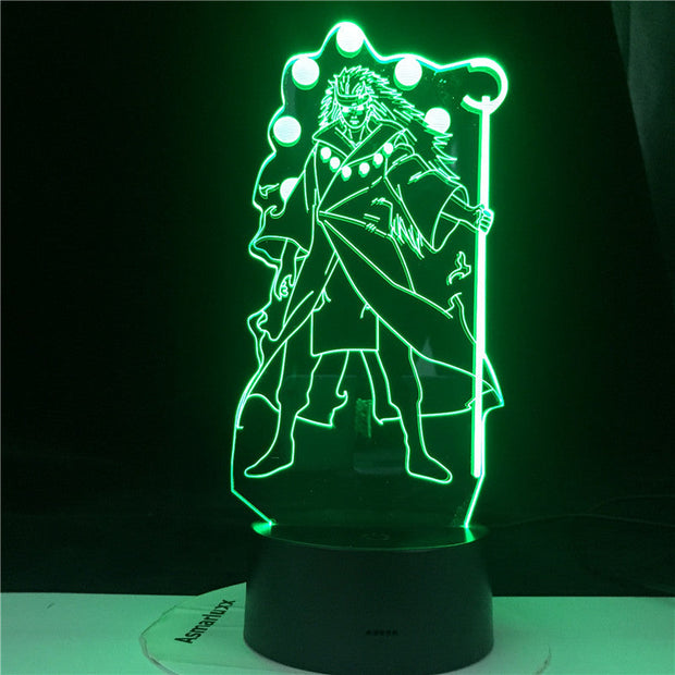 Uchiha Itachi 3d lamp Figure 3d Led Night Light Room Decor Lamp 16 Colors Remote Control lampe Dropshipping Anime Naruto lamp