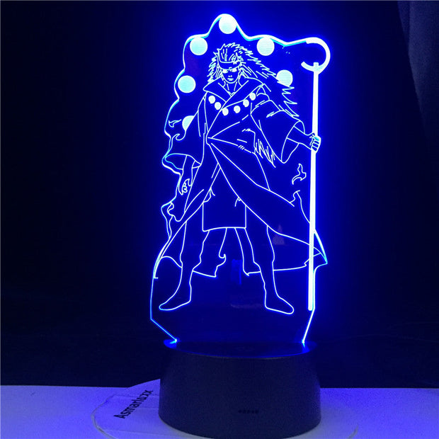 Uchiha Itachi 3d lamp Figure 3d Led Night Light Room Decor Lamp 16 Colors Remote Control lampe Dropshipping Anime Naruto lamp