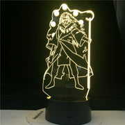 Uchiha Itachi 3d lamp Figure 3d Led Night Light Room Decor Lamp 16 Colors Remote Control lampe Dropshipping Anime Naruto lamp