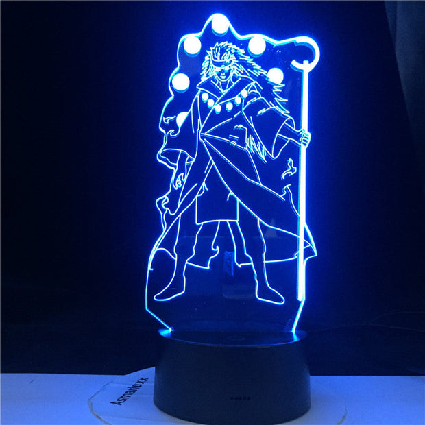 Uchiha Itachi 3d lamp Figure 3d Led Night Light Room Decor Lamp 16 Colors Remote Control lampe Dropshipping Anime Naruto lamp
