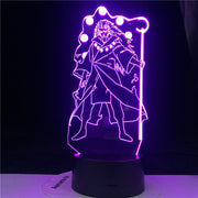 Uchiha Itachi 3d lamp Figure 3d Led Night Light Room Decor Lamp 16 Colors Remote Control lampe Dropshipping Anime Naruto lamp