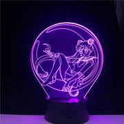 Sailor Moon Anime light 3D LED Lamp 16 Colors Changing Night Light Cool Girl Children Bedroom Decoration Gift Remote Control Toy