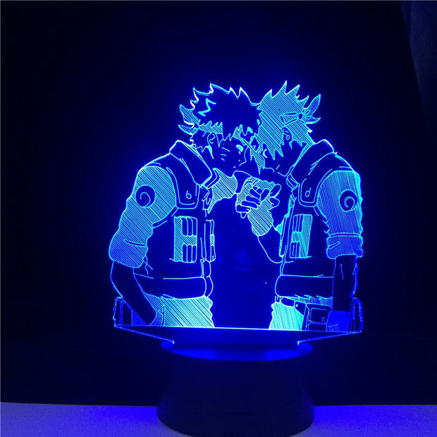 Anime Comic Lamp 3D Lamp Uzumaki Kakashi Sasuke Haruno Sakura Japanese Manga Led Night Light Naruto Cartoon kids Birthday Gift