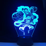 Gear Fourth Figure One Piece Luffy 3D Led Light Home Decor 7 Color Changing Kids Children Holiday Gift Remote Control Gift