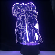 Naruto Uchiha Itachi Action Figure 3D Optical Illusion LED Table Lamp for Boy Bedroom Decor Gifts Light Dropshipping Best Top