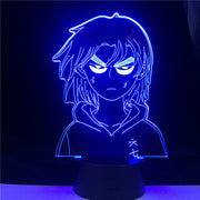 Scissor Seven Nightlight Fans Bedroom Decoration Holiday Birthday Gifts 3d Led 7 Colors Change Best Home Decor Anime Lights