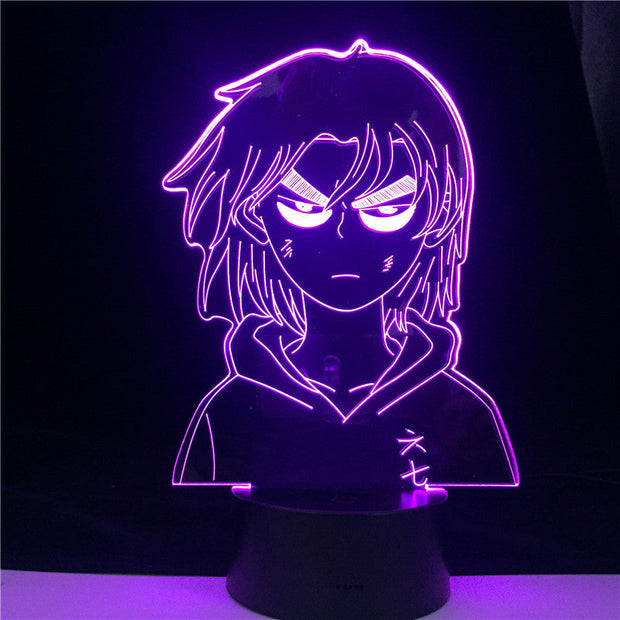 Scissor Seven Nightlight Fans Bedroom Decoration Holiday Birthday Gifts 3d Led 7 Colors Change Best Home Decor Anime Lights