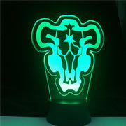 Led 3d Bull Skull Night Light Family Home Party Decoration for Children Birthday Halloween Gift Uniques Lamp Home Decor