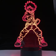 3D Lamp Izuku Midoriya Figure Kids Bedroom Nightlight Led Touch Sensor Room Lighting Anime My Hero Academia Gift Led Night Light