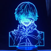 Anime 3d Lamp Tokyo Ghoul Ken Kaneki for Bedroom Decor Nightlight Cool Birthday Gift Acrylic Led Night Light Tokyo Ghoul
