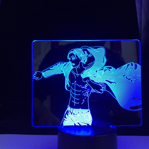 Anime 3d Light Attack on Titan Table Lamp for Bedroom Decor Birthday Gift Manga Attack on Titan LED Night Light Lamp