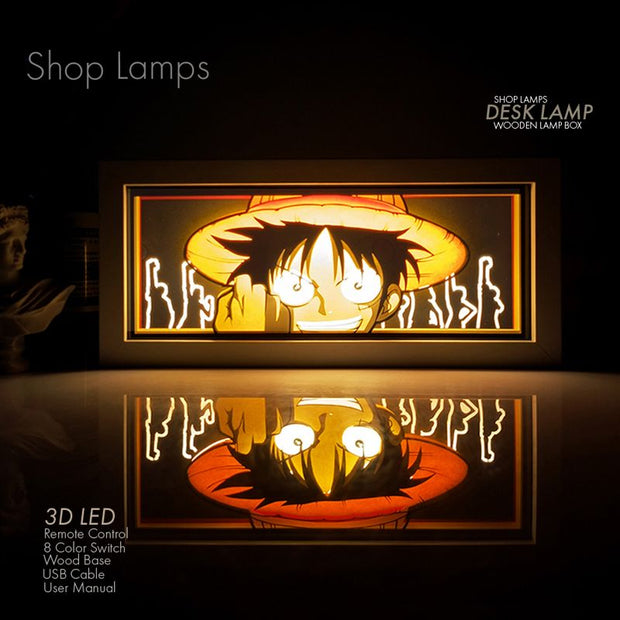 Luffy 3D Lamp Box
