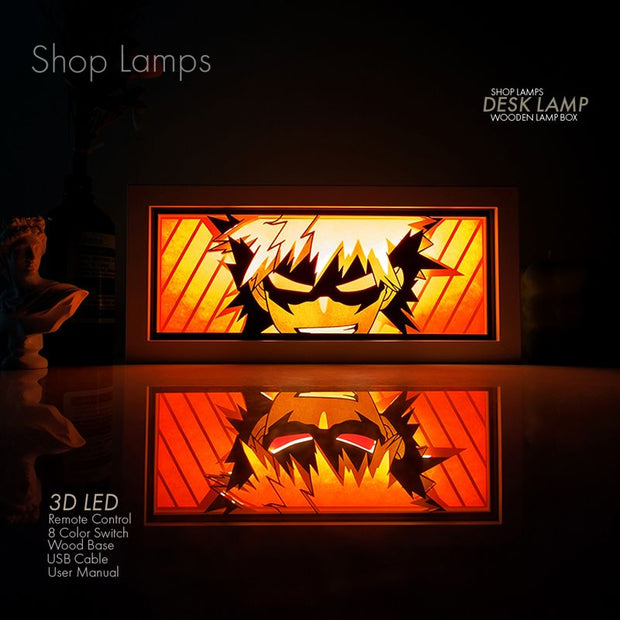 Bakugo 3D Lamp Box