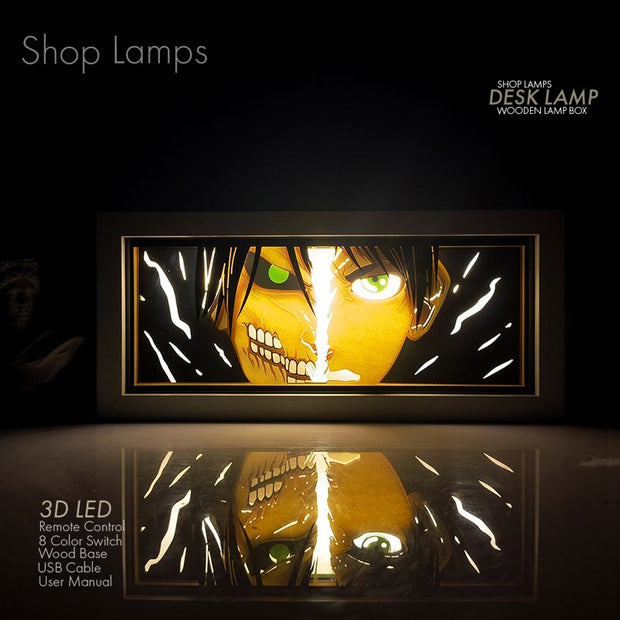 Attack Titan 3D Lamp Box