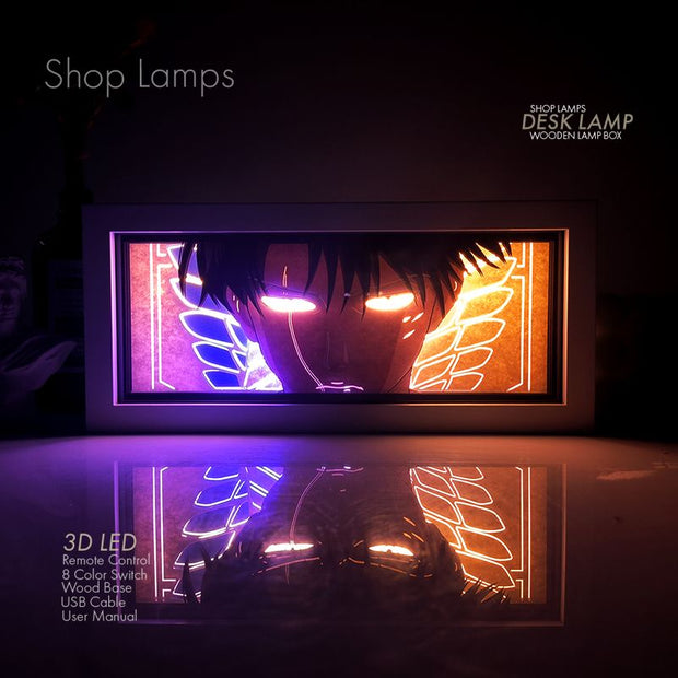 Levi 3D Lamp Box