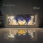 L Death Note 3D Lamp Box