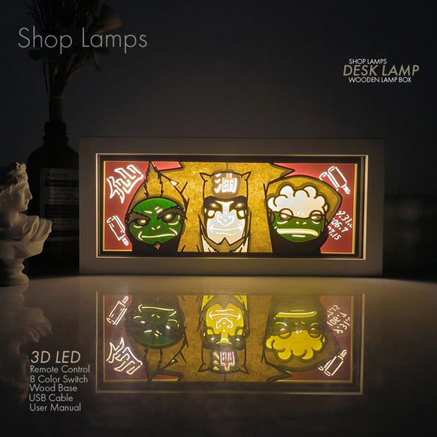 Jiraiya Toad 3D Lamp Box