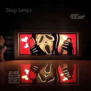 Ghostface 3D Lamp Box