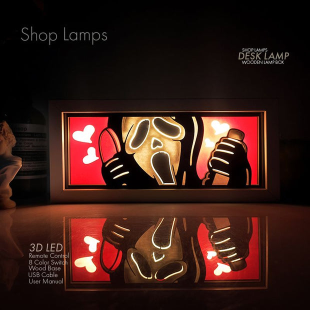 Ghostface 3D Lamp Box