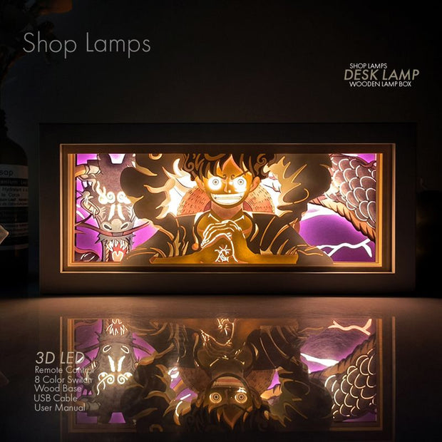 Luffy 3D Lamp Box