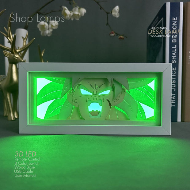 Broly 3D Lamp Box