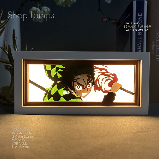 Tanjiro 3D Lamp Box