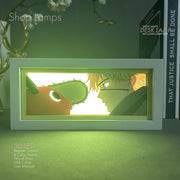 Pochita & Denj 3D Lamp Box