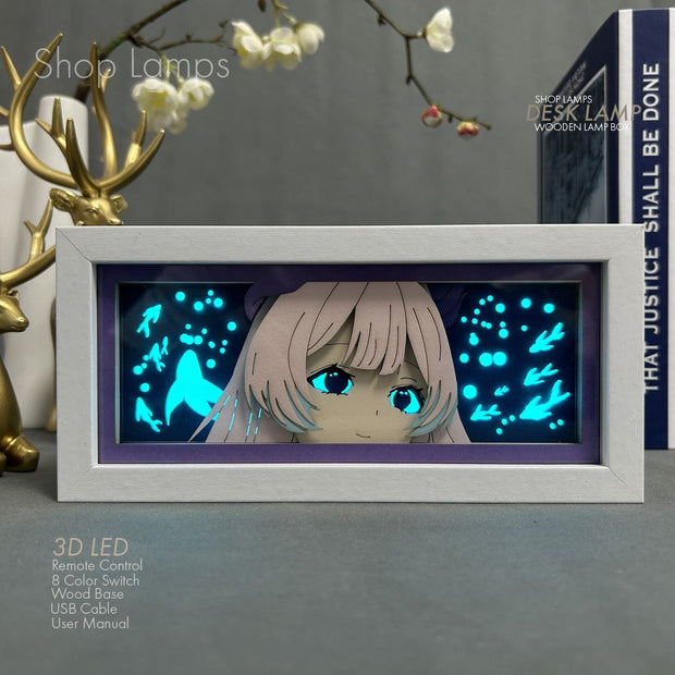 Gawr Gura 3D Lamp Box