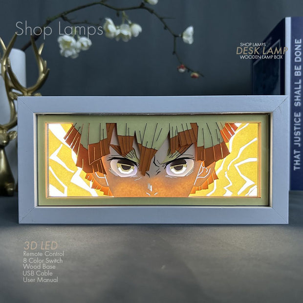 Zenitsu 3D Lamp Box