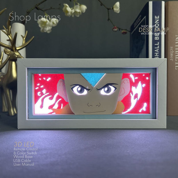 Aang 3D Lamp Box
