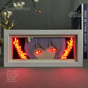 Rei Ayanami 3D Lamp Box