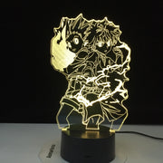 Gon and Killua Figure 3d Night Light Anime HUNTER Nightlight for Kids Bed Room Decor Lighting Child Birthday Bedroom Decor Lamp