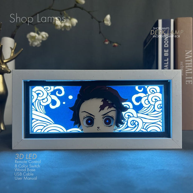Tanjiro 3D Lamp Box