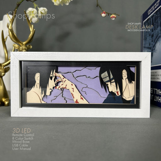 Sasuke & Itachi 3D Lamp Box