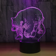 Polar Bear 3D LED Lamp 5V USB Table Lamp Night Lights 3D 7 Colors Changing Light lamp as New Year Gift For Children Friends