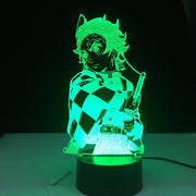 Kimetsu No Yaiba Nezuko Kamado Figure Led Night Light for Bedroom Decor Nightlight Kids Child Table 3d Lamp Gift